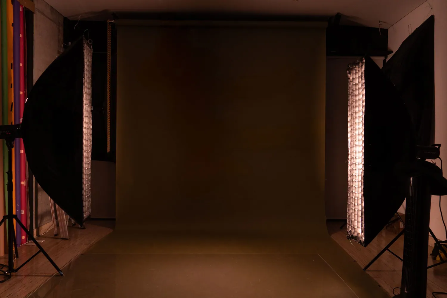 Moka fonlu stüdyo, iki softbox